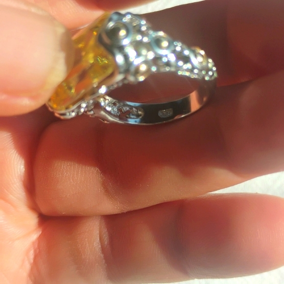 🎉💝Magnificent!/Yellow 💛 Citrine gemstone Ring💛💝 - Picture 6 of 11